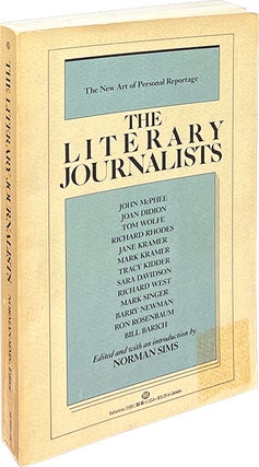 Item #8577 The Literary Journalists. Norman Sims