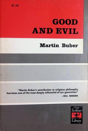 Item #8745 Good and Evil. Martin Buber
