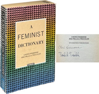 Item #9424 A Feminist Dictionary. Cheris Kramarae, Paula A. Treichler
