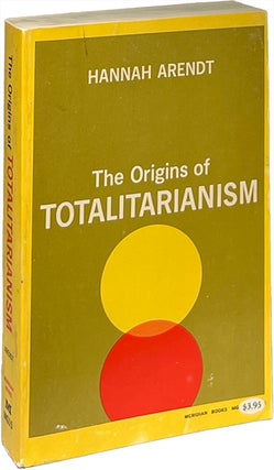Item #9466 The Origins of Totalitarianism. Hannah Arendt